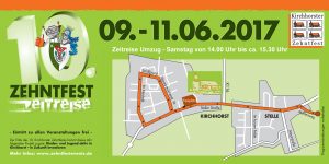 10. Kirchhorster Zehntfest 2017 – Programmübersicht (Umzug)
